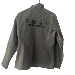 Women’s Tesla Semi Launch Jacket in Grey. RARE! medium size